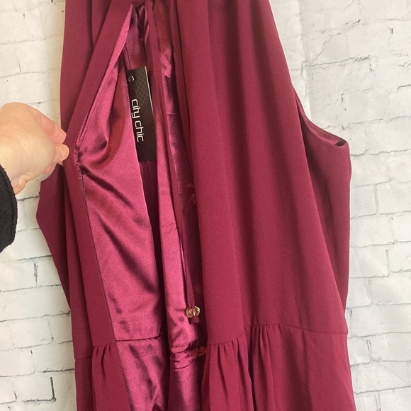 City Chic NWT Devotion Sleeveless Plus Maxi Dress 16 Jewel Formal Holiday Party - Picture 5 of 16